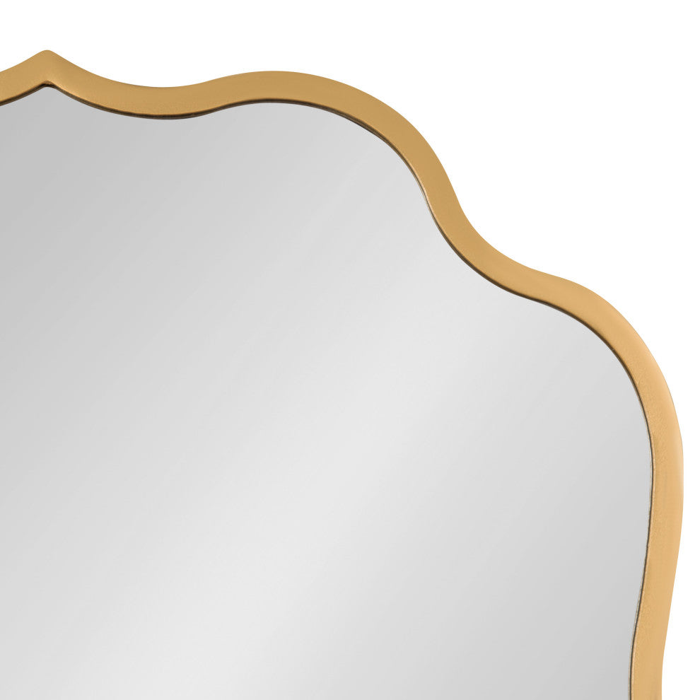Higby Framed Wall Mirror, Gold 24x31