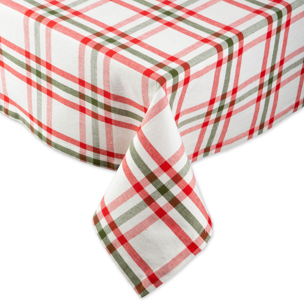 DII Kitchen & Tabletop Jolly Tree Collection Tablecloth 60x120"