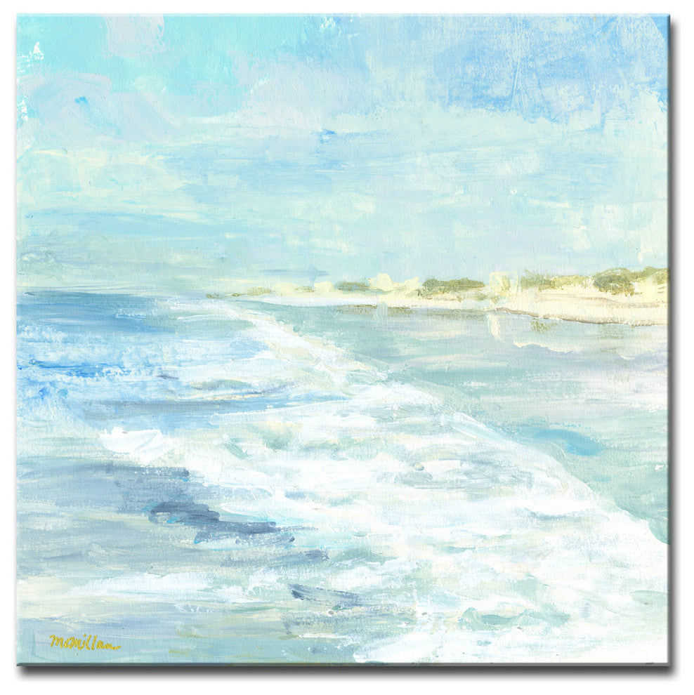 White Water' Canvas by Leslie Owens, 20"x20"