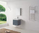 Zuri 24" Single Bathroom Vanity Set, Gray With Brushed Nickel Faucet