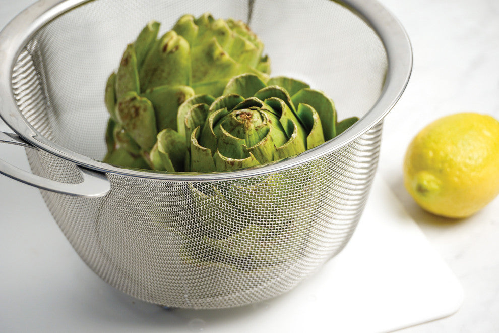 Mesh Basket Wide Rim Large