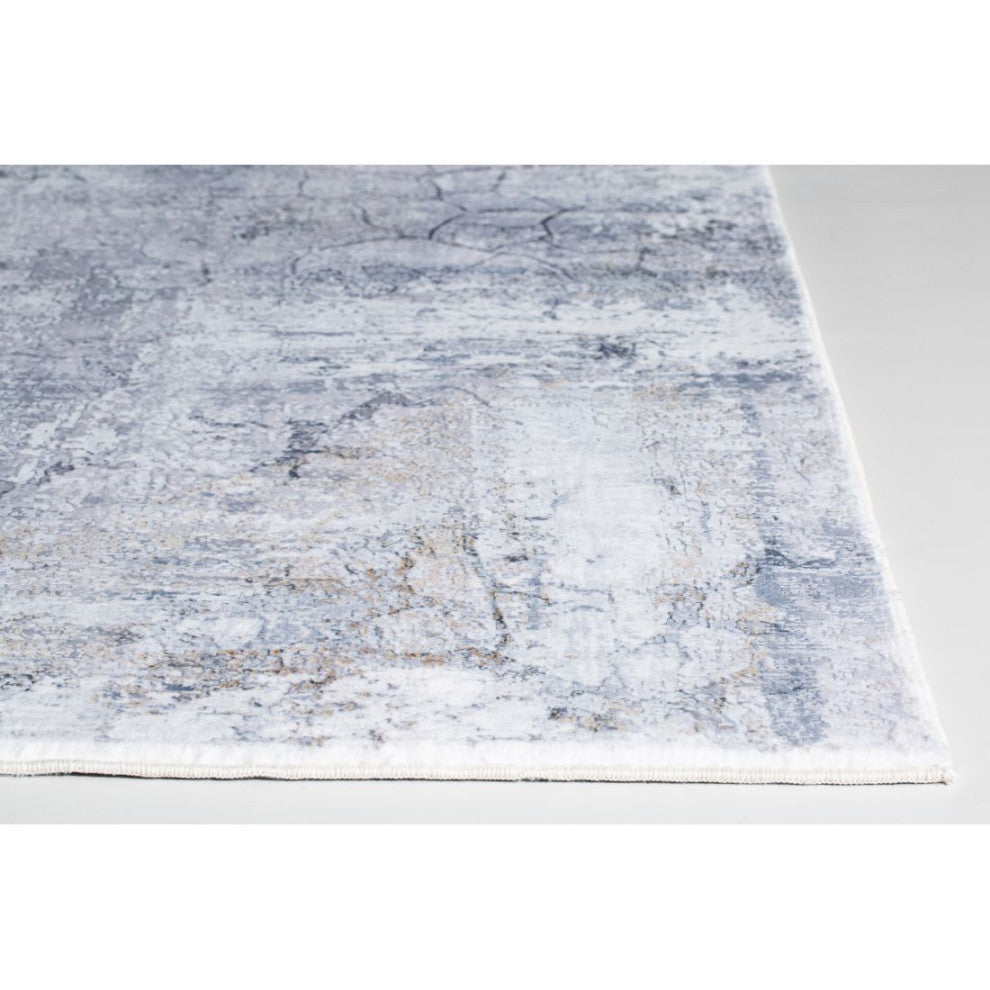 KAS Roxy 2807 Gray Tranquility Area Rug, 6'x9'