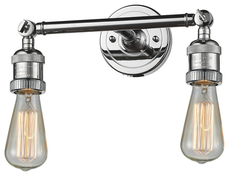 Innovations Lighting 208Nh-Pc-Led 2 Light Dimmable Led Bathroom Fixture