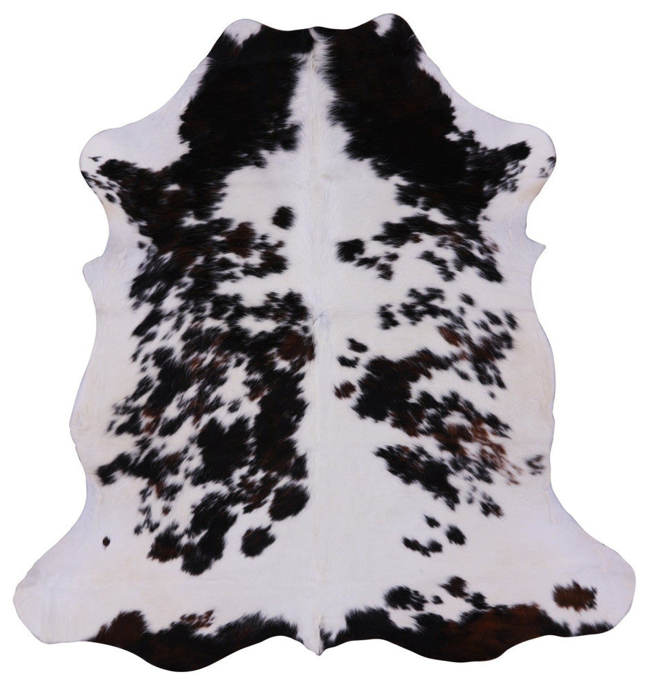 Organic Natural Hair-On Cowhide Area Rug 5' 7" X 5' 5" C1730