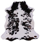 Organic Natural Hair-On Cowhide Area Rug 5' 7" X 5' 5" C1730
