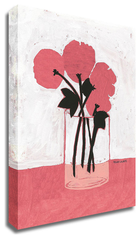Poppy Vase by Megan Galante, Print on Canvas, 20"x28"