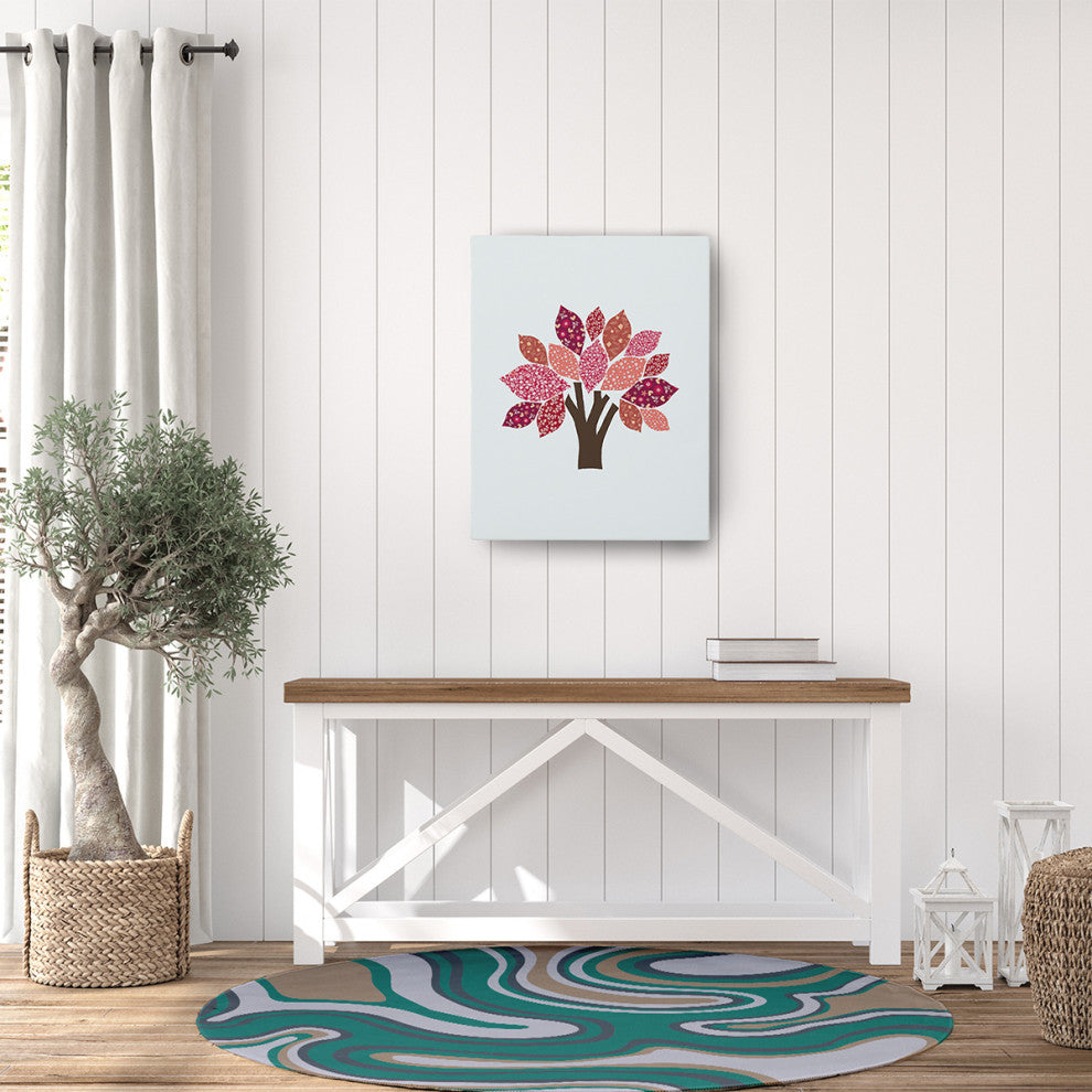 Agate Rug, Desert Turquoise, 5' Round