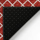 Indoor/Outdoor York YO1 Red Machine Washable 10' x 10' Rug