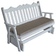 Pine Royal English Glider, White, 4 Foot