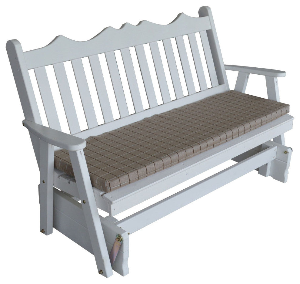Pine Royal English Glider, White, 4 Foot