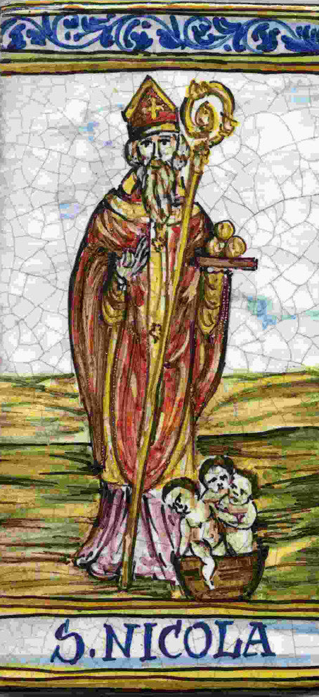 Italian Ceramic Tile, St. Nicholas, San Nicola