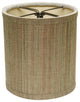 5" Multicolor Grasscloth Set of 6 Drum Chandelier Grasscloth Lampshades