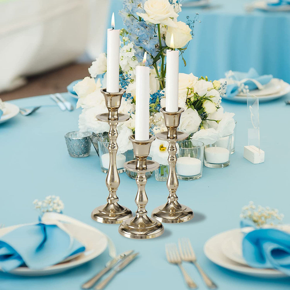 Champagne Candlestick Holders