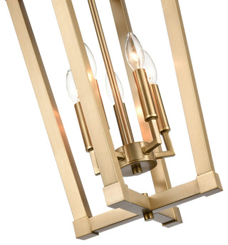 5-Light 13" Pendant, Modern Gold