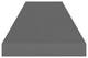 vidaXL Wall Shelves Floating Shelves Display Shelves 2 Pcs High Gloss Gray