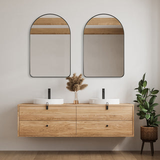 34 X 22 Modern Arch Top Mirror