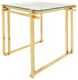 Metal 24" Side Table, Gold