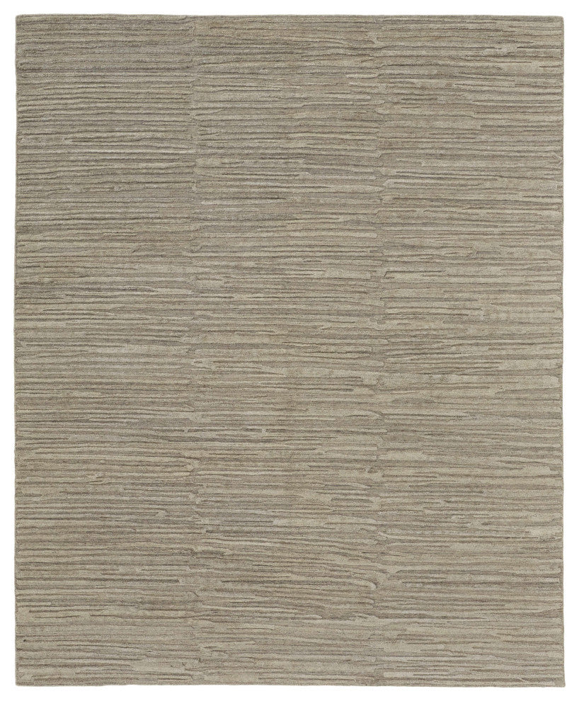 Braeside T8005 Transitional/Casual Area Rug, Taupe/Gray, 8'x10'