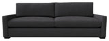 Nativa Interiors Revolution 95" Sofa, Charcoal, Depth: Classic