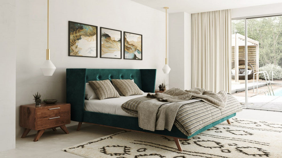 Nova Domus Soria Modern Walnut Nightstand
