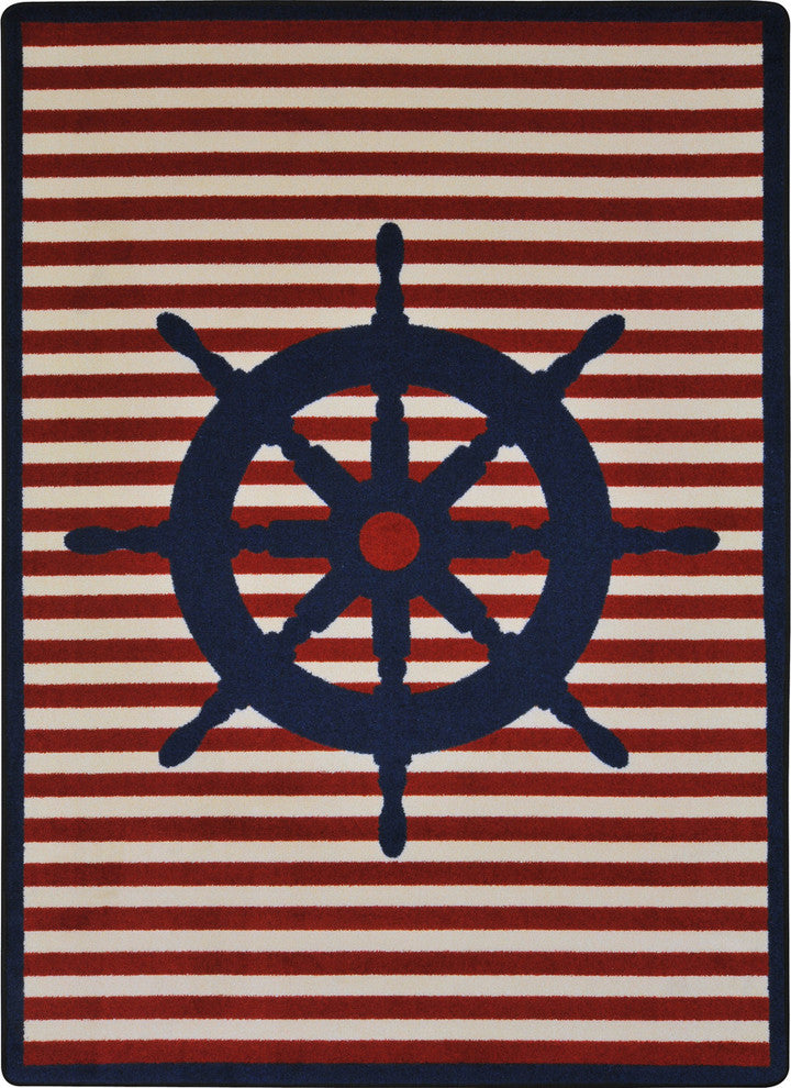 Set Your Course, Blue, 7'8" X 10'9"