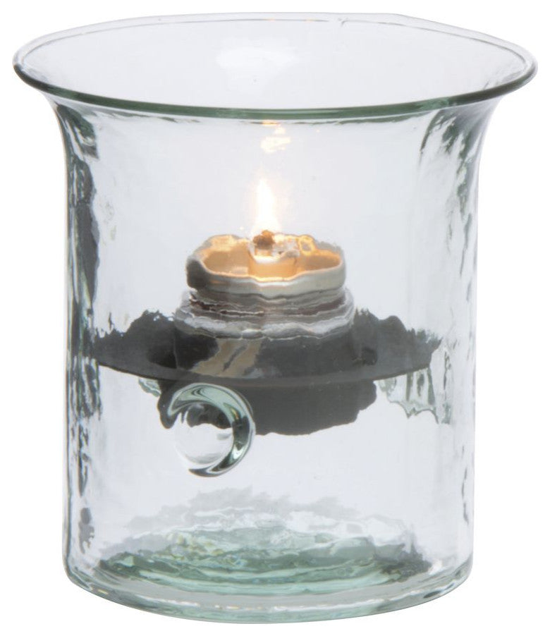 Recycled Glass Mini Votive Cylinder