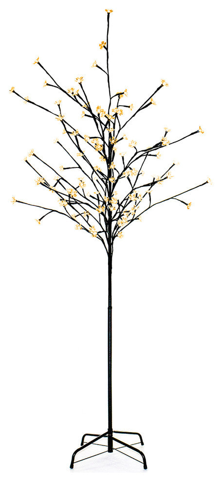 6' Tall Orange Cherry Tree With 108 LEDs