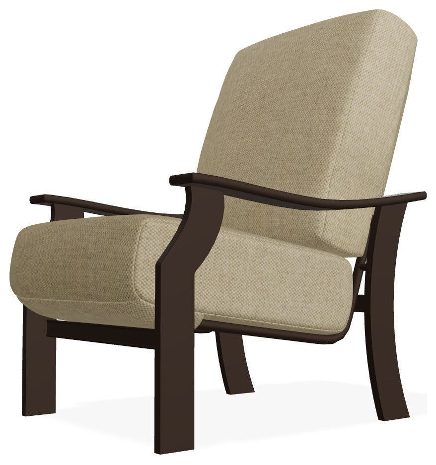 St. Catherine Deep Seat Outdoor Armchair, Blend Sand Pat/Kona