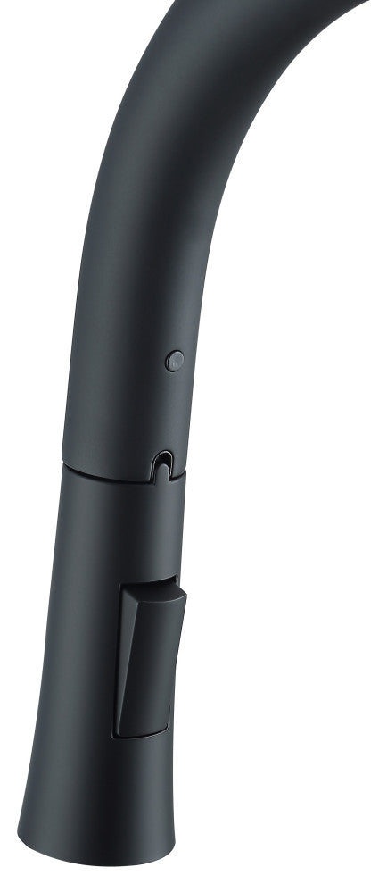 Aria Pull-Down Kitchen Faucet, Matte Black