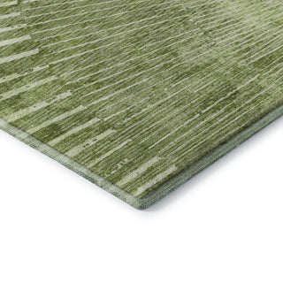 Premium Machine Washable Mayfield AMF542 Sage 2'3" x 7'6" Runner Rug