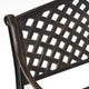 GDF Studio Eastwood Antique Copper Cast Aluminum Garden Bench
