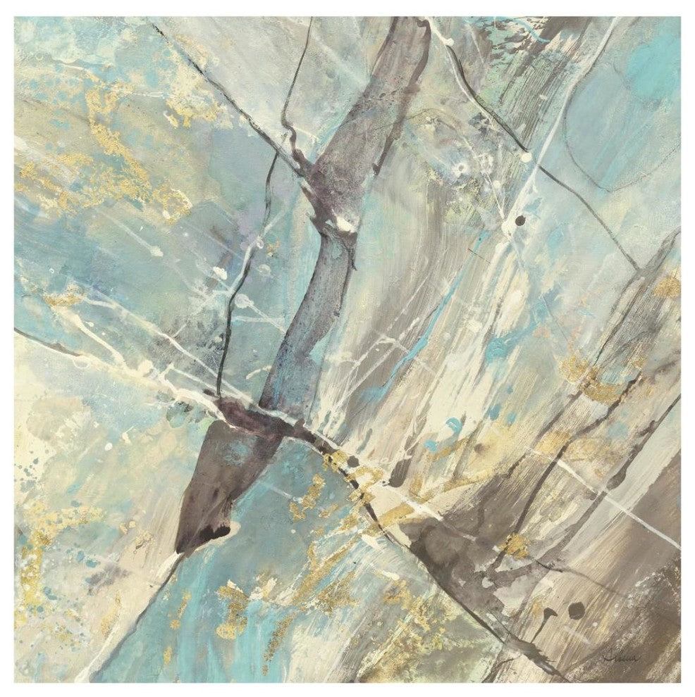 "Blue Water II" Digital Paper Print by Albena Hristova, 32"x32"