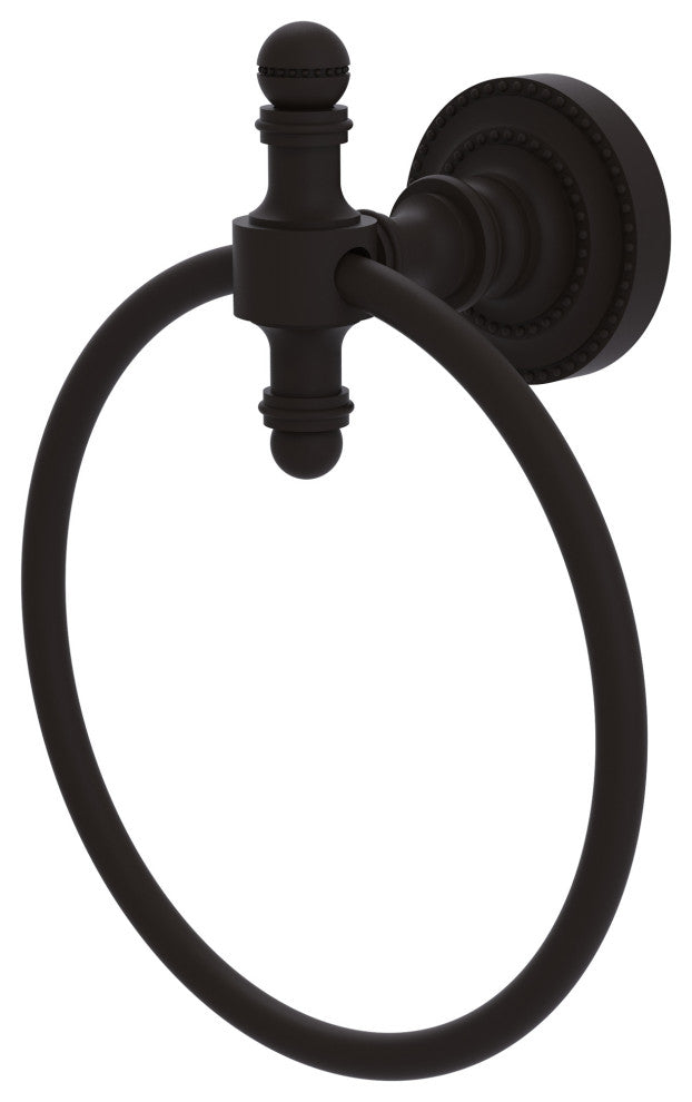 Retro Dot Towel Ring, Oil Rubbed Bronze