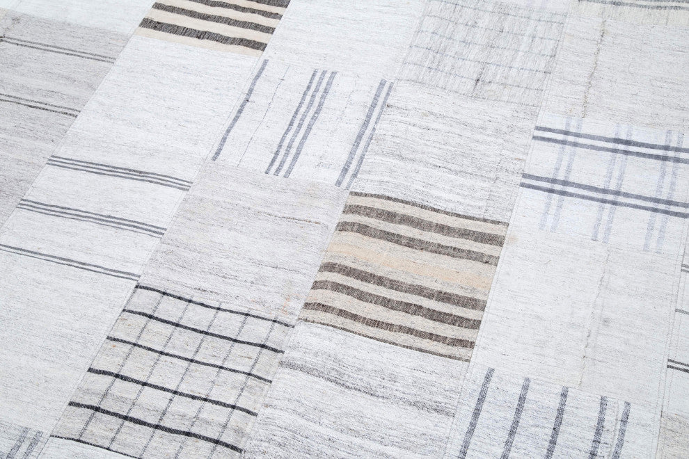 Rug N Carpet - Handmade Oriental 8' 0'' x 10' 0'' Vintage Patchwork Kilim Rug