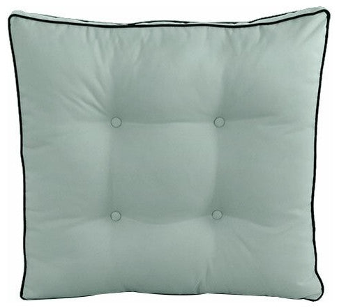 S3 24"x24"x5" Love Sofa Deep Seat Cushion Back Rest Buttons Pillow Outdoor-AD002