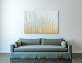 Epic Graffiti "Silver Water GOLD" Giclee Canvas Wall Art, 40"x60"