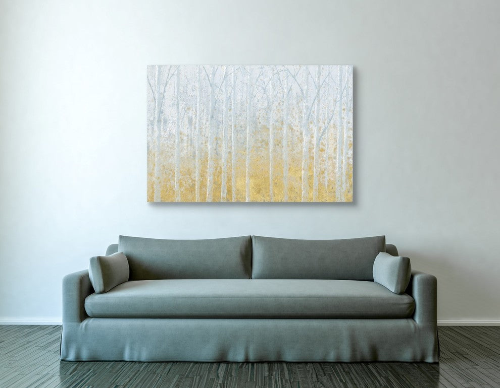 Epic Graffiti "Silver Water GOLD" Giclee Canvas Wall Art, 40"x60"