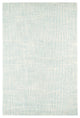 Dash & Albert Crosshatch Sky Hand Micro Hooked Wool Rug, Blue, 2' x 3'