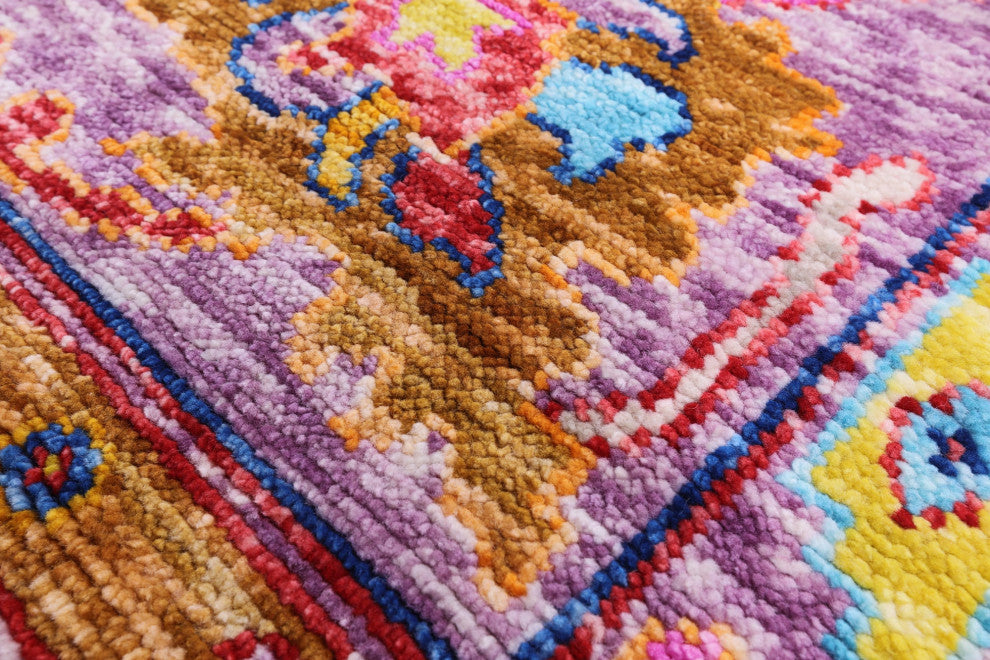 Hand Knotted Turkish Oushak Wool Rug 8' 4" X 9' 11" - Q14848