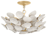 Corbett Lighting 356-21 Aimi 6"W LED Flush Mount Ceiling Fixture - Vintage Gold