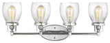 Belton 4-Light Wall/ Bath, Chrome