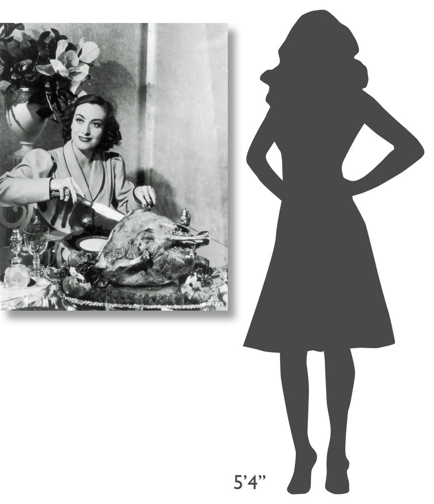 "Thanksgiving - Joan Crawford" Canvas by Hollywood Photo Archive, 32x40"