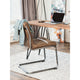 Industrial Ansel Dining Chair Light Brown - M2 - Brown