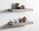 Havlock Wood Shelf Set, Gray 2 Piece 24 inch