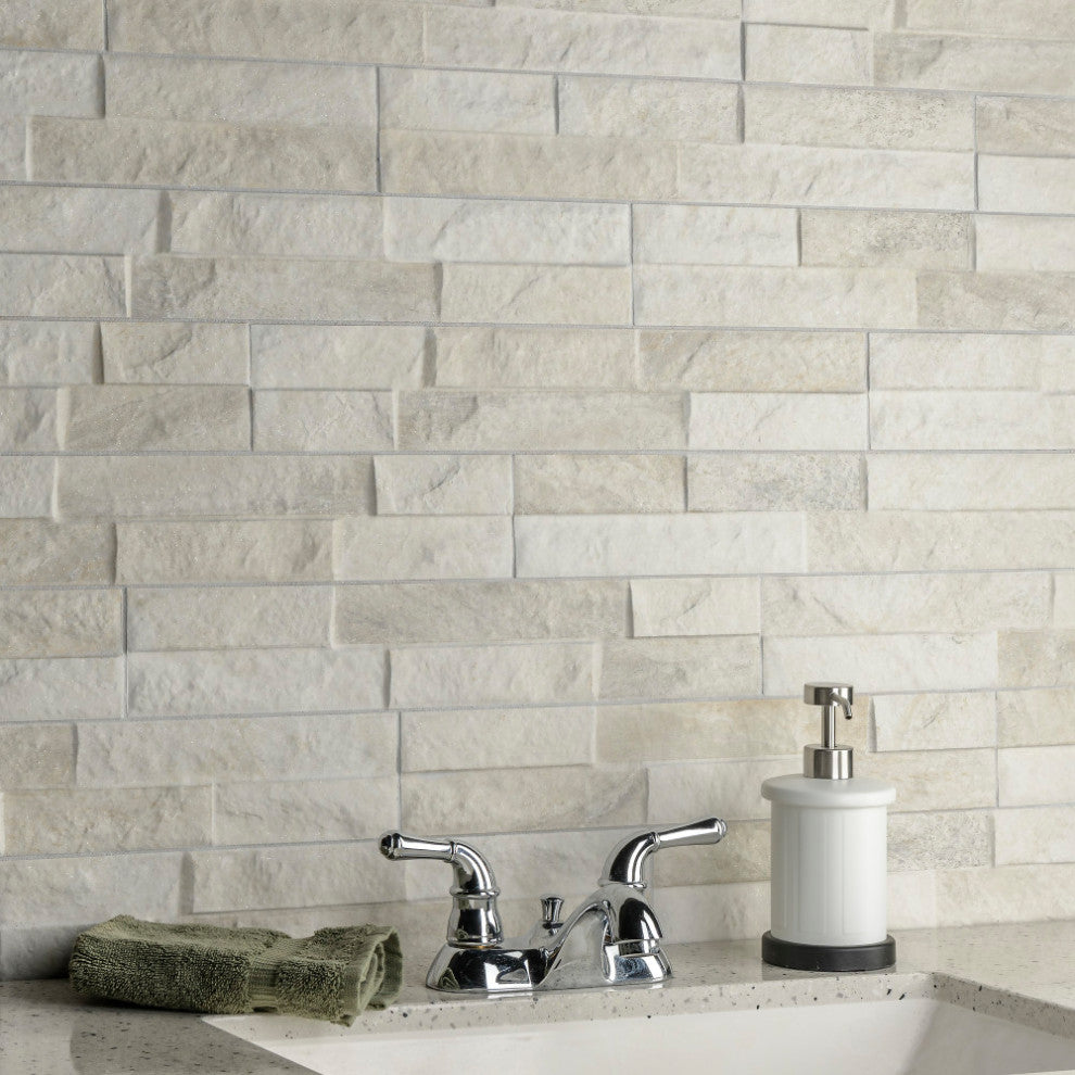 Ordino White Porcelain Wall Tile