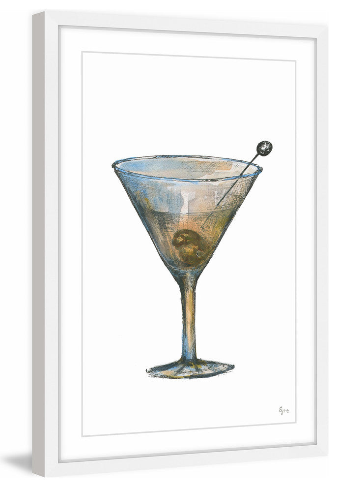 "Dirty Martini" Framed Painting Print, 20"x30"