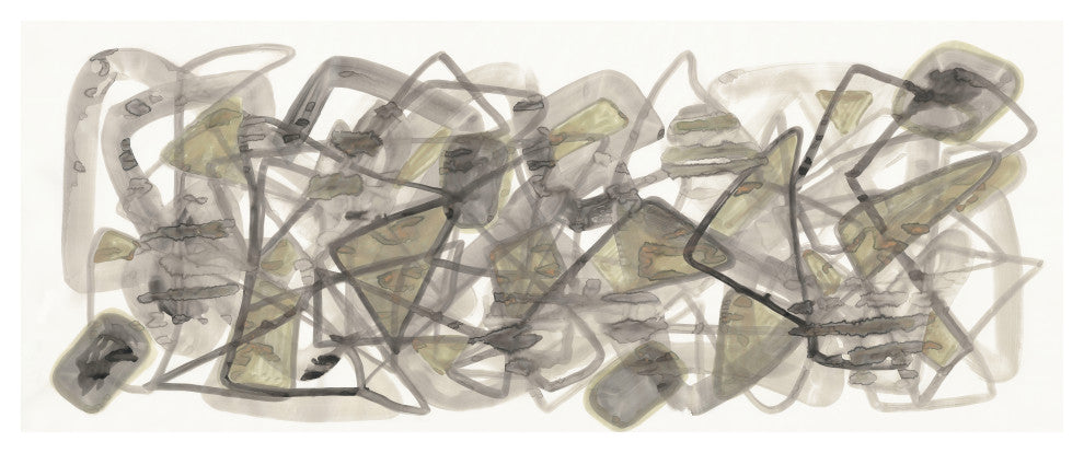 75x30 Puzzled Lines, Unframed Artwork