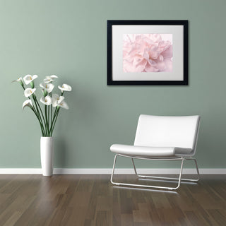 Cora Niele 'Pink Peony Petals II' Matted Framed Art