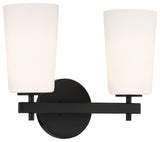 Colton 2 Light Black Wall Mount