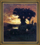 George Inness Afterglow Framed Premium Canvas Print, 20"x25"